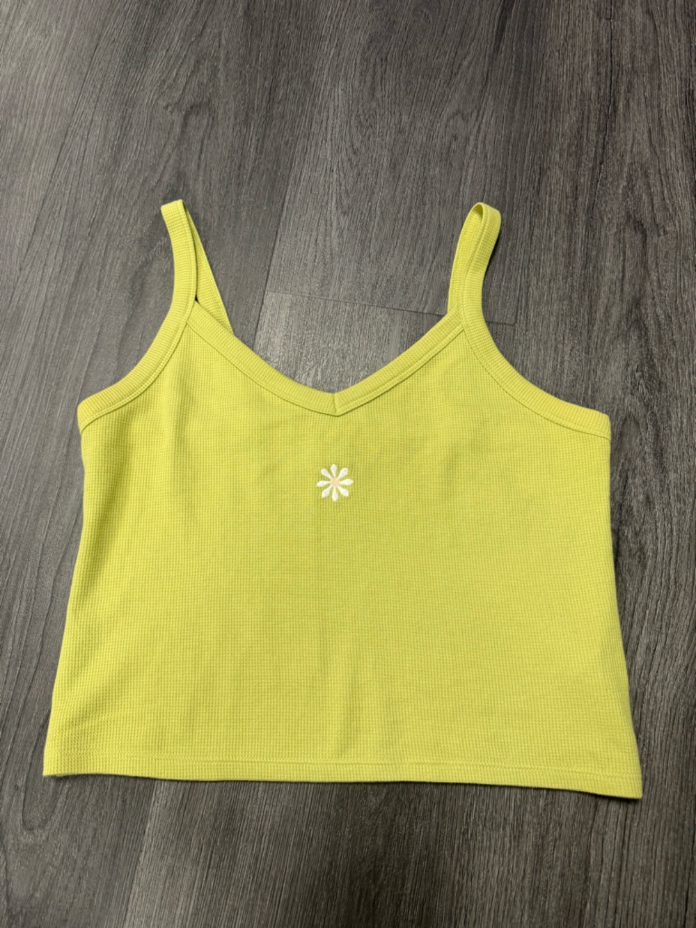 SO Bright Yellow Daisy Tank Top